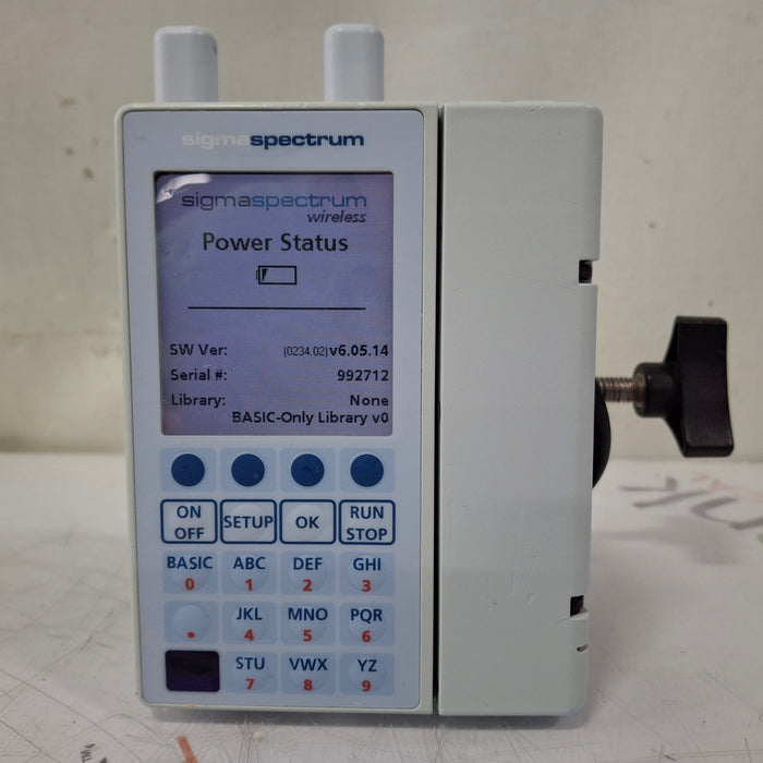 Baxter Baxter Sigma Spectrum 6.05.14 with A/B/G/N Battery Infusion Pump Infusion Pump reLink Medical