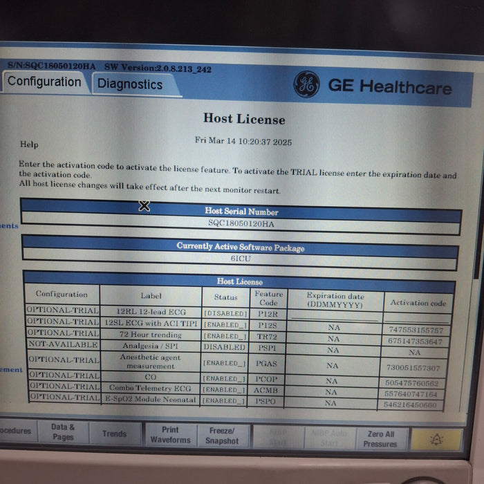 GE Healthcare GE Healthcare Carescape B650 Critical Care Patient Monitor Patient Monitors reLink Medical