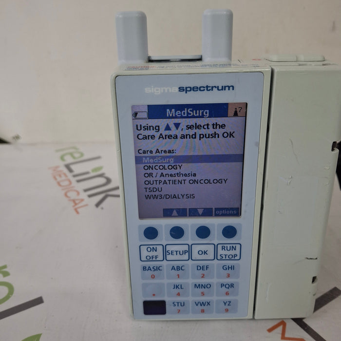 Baxter Baxter Sigma Spectrum 6.05.14 with A/B/G/N Battery Infusion Pump Infusion Pump reLink Medical