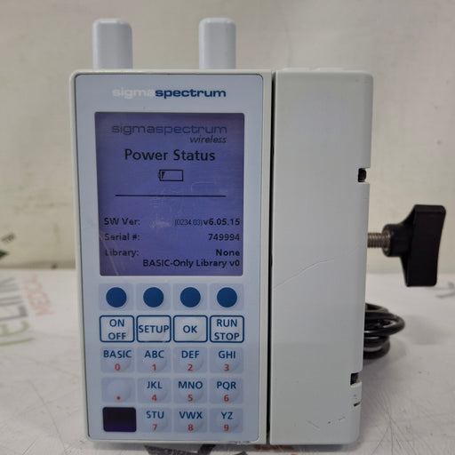 Baxter Baxter Sigma Spectrum 6.05.14 with A/B/G/N Battery Infusion Pump Infusion Pump reLink Medical