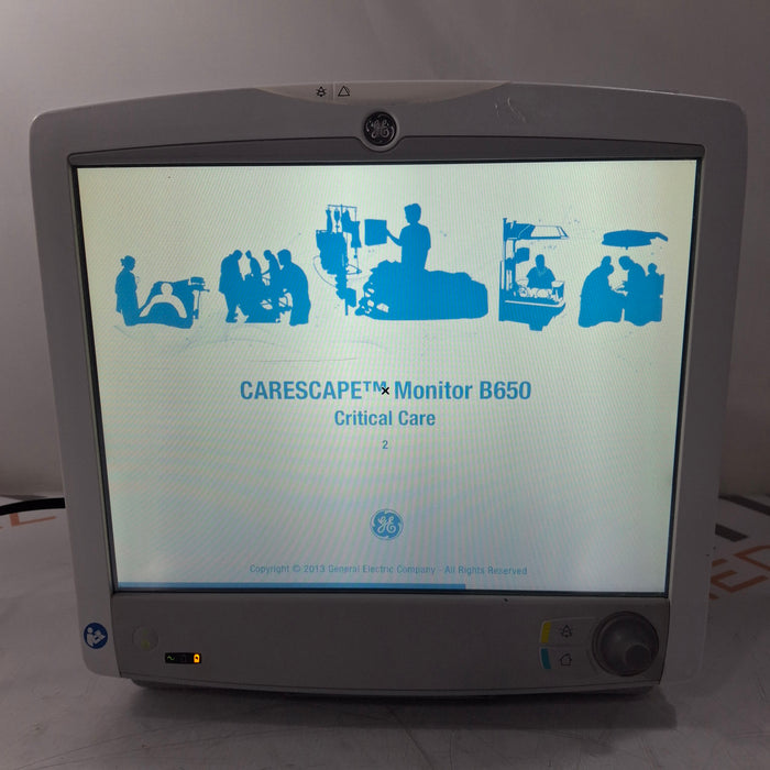 GE Healthcare GE Healthcare Carescape B650 Critical Care Patient Monitor Patient Monitors reLink Medical