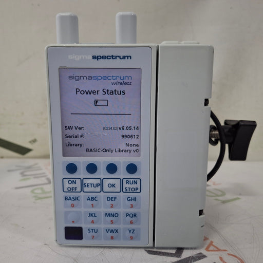Baxter Baxter Sigma Spectrum 6.05.14 with A/B/G/N Battery Infusion Pump Infusion Pump reLink Medical