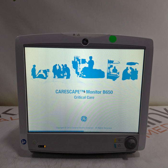 GE Healthcare GE Healthcare Carescape B650 Critical Care Patient Monitor Patient Monitors reLink Medical