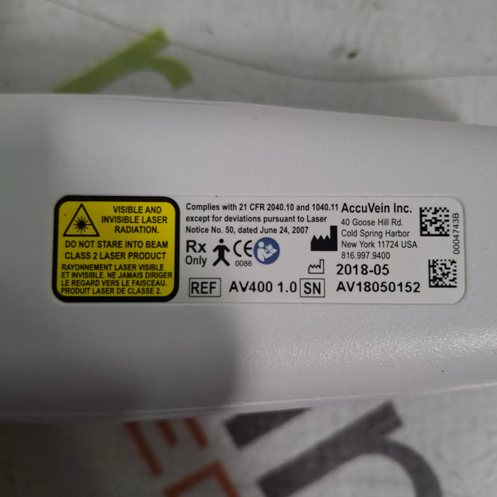 AccuVein AccuVein AV400 UV Light Vein Finder Surgical Equipment reLink Medical