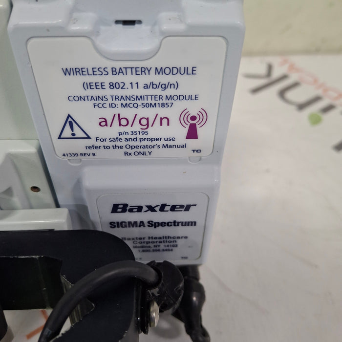 Baxter Baxter Sigma Spectrum 6.05.14 with A/B/G/N Battery Infusion Pump Infusion Pump reLink Medical