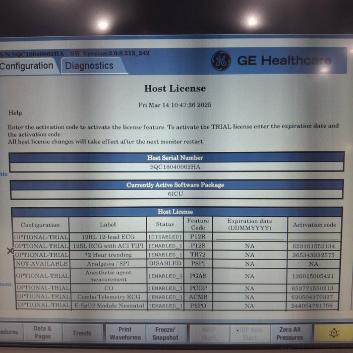 GE Healthcare GE Healthcare Carescape B650 Critical Care Patient Monitor Patient Monitors reLink Medical