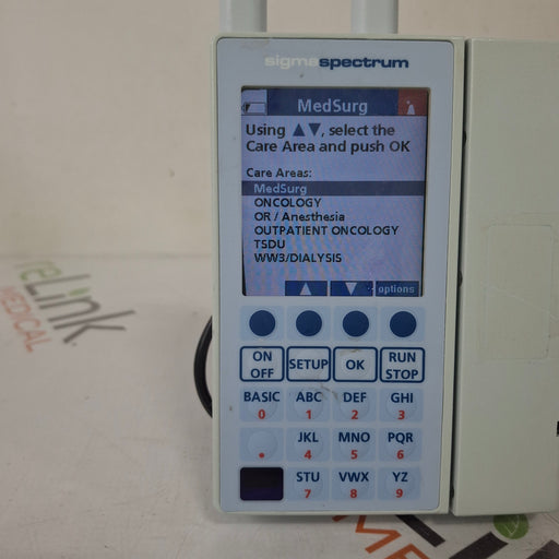 Baxter Baxter Sigma Spectrum 6.05.14 with A/B/G/N Battery Infusion Pump Infusion Pump reLink Medical