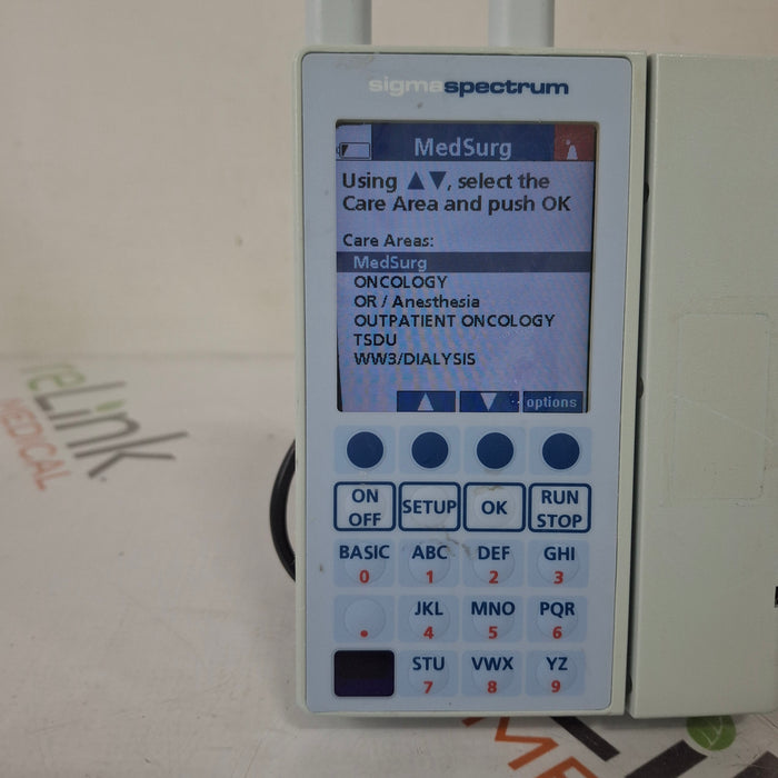 Baxter Baxter Sigma Spectrum 6.05.14 with A/B/G/N Battery Infusion Pump Infusion Pump reLink Medical