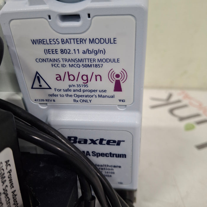 Baxter Baxter Sigma Spectrum 6.05.14 with A/B/G/N Battery Infusion Pump Infusion Pump reLink Medical