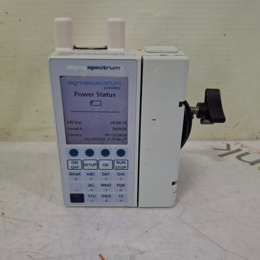 Baxter Baxter Sigma Spectrum 6.05.14 with A/B/G/N Battery Infusion Pump Infusion Pump reLink Medical