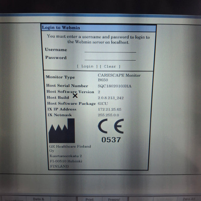 GE Healthcare GE Healthcare Carescape B650 Critical Care Patient Monitor Patient Monitors reLink Medical