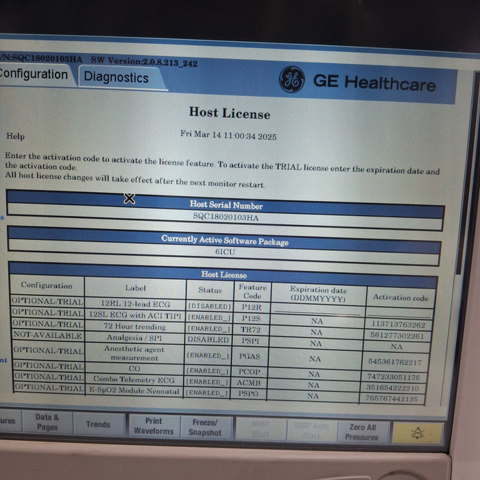 GE Healthcare GE Healthcare Carescape B650 Critical Care Patient Monitor Patient Monitors reLink Medical