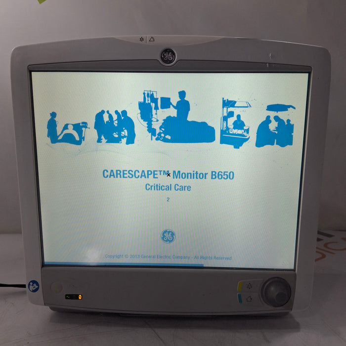 GE Healthcare GE Healthcare Carescape B650 Critical Care Patient Monitor Patient Monitors reLink Medical