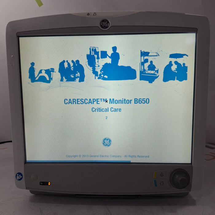 GE Healthcare GE Healthcare Carescape B650 Critical Care Patient Monitor Patient Monitors reLink Medical