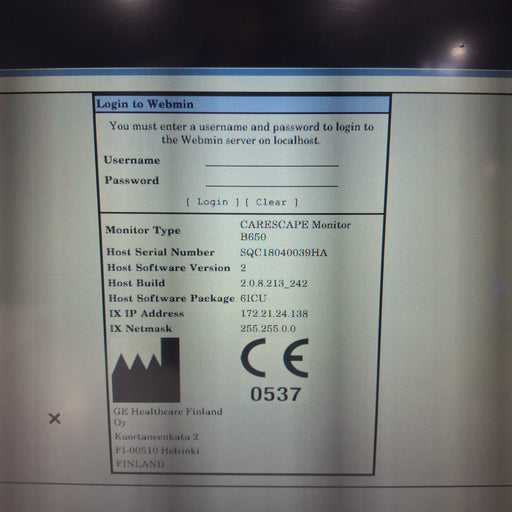 GE Healthcare GE Healthcare Carescape B650 Critical Care Patient Monitor Patient Monitors reLink Medical