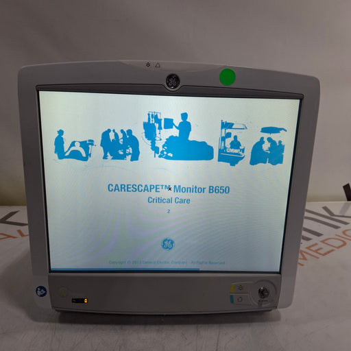 GE Healthcare GE Healthcare Carescape B650 Critical Care Patient Monitor Patient Monitors reLink Medical