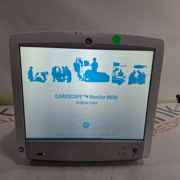 GE Healthcare GE Healthcare Carescape B650 Critical Care Patient Monitor Patient Monitors reLink Medical