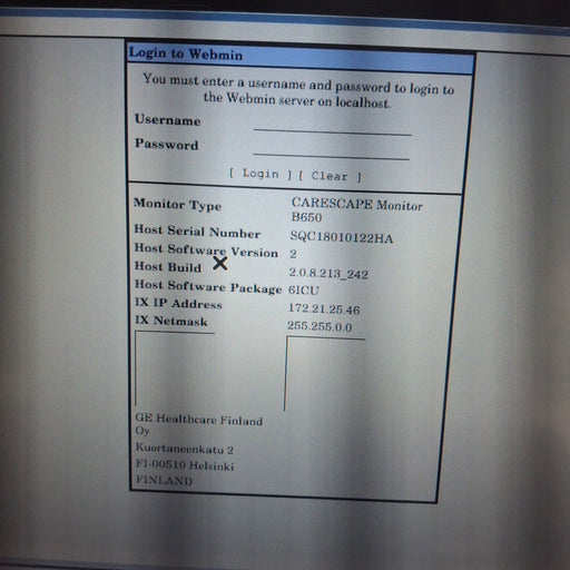 GE Healthcare GE Healthcare Carescape B650 Critical Care Patient Monitor Patient Monitors reLink Medical