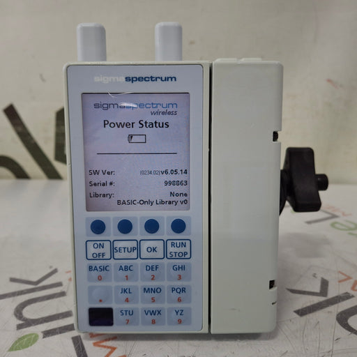 Baxter Baxter Sigma Spectrum 6.05.14 with A/B/G/N Battery Infusion Pump Infusion Pump reLink Medical