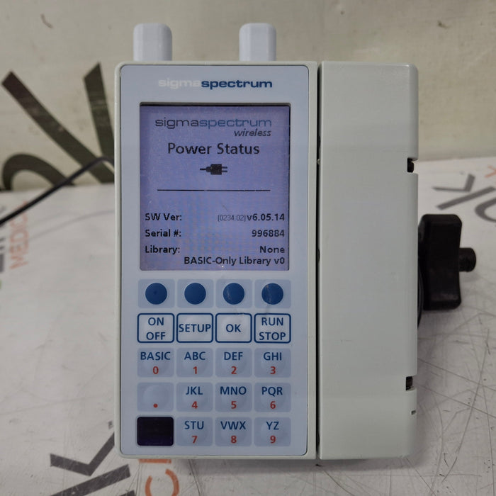 Baxter Baxter Sigma Spectrum 6.05.14 with A/B/G/N Battery Infusion Pump Infusion Pump reLink Medical