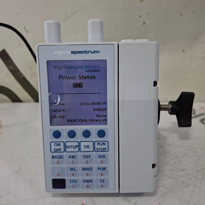 Baxter Baxter Sigma Spectrum 6.05.14 with A/B/G/N Battery Infusion Pump Infusion Pump reLink Medical