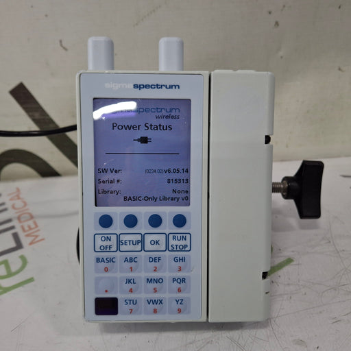 Baxter Baxter Sigma Spectrum 6.05.14 with A/B/G/N Battery Infusion Pump Infusion Pump reLink Medical