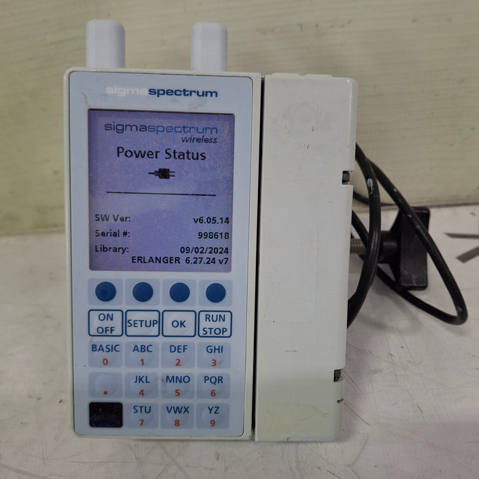 Baxter Baxter Sigma Spectrum 6.05.14 with A/B/G/N Battery Infusion Pump Infusion Pump reLink Medical