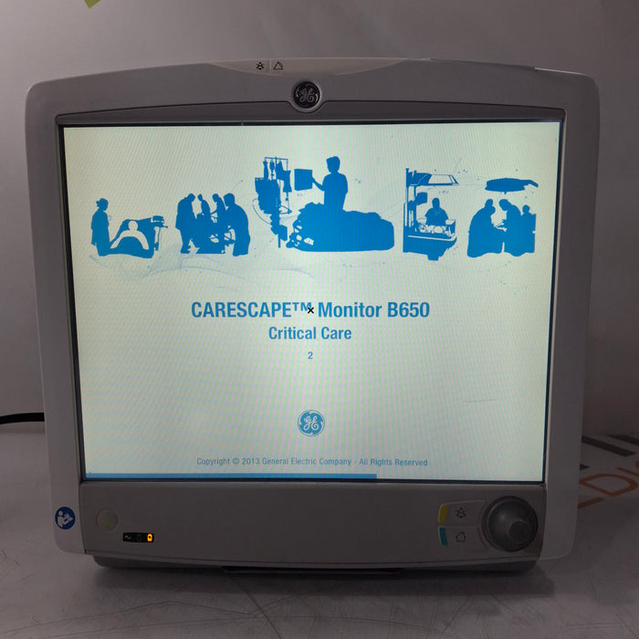 GE Healthcare GE Healthcare Carescape B650 Critical Care Patient Monitor Patient Monitors reLink Medical