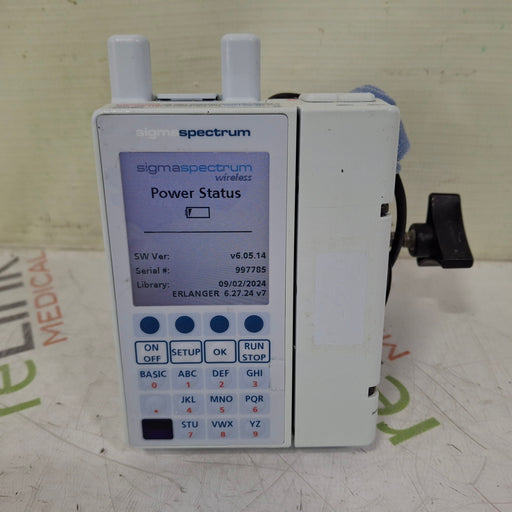 Baxter Baxter Sigma Spectrum 6.05.14 with A/B/G/N Battery Infusion Pump Infusion Pump reLink Medical