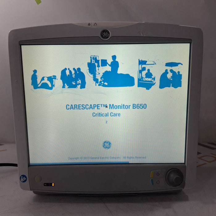 GE Healthcare GE Healthcare Carescape B650 Critical Care Patient Monitor Patient Monitors reLink Medical