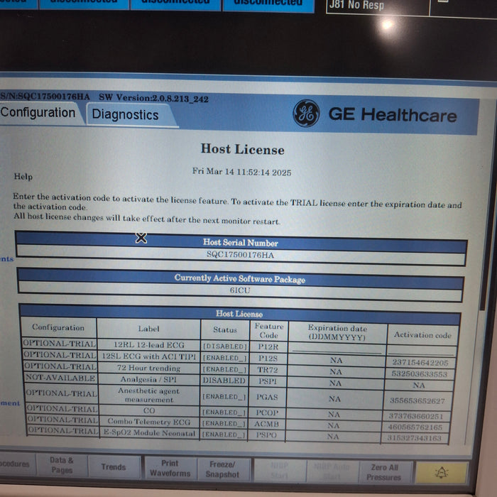 GE Healthcare GE Healthcare Carescape B650 Critical Care Patient Monitor Patient Monitors reLink Medical