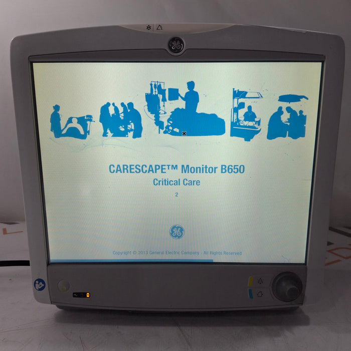 GE Healthcare GE Healthcare Carescape B650 Critical Care Patient Monitor Patient Monitors reLink Medical