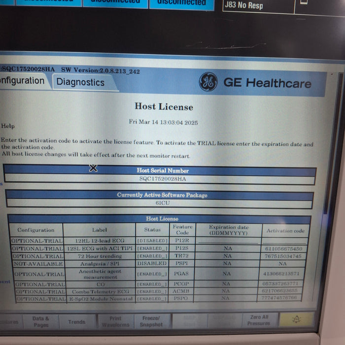 GE Healthcare GE Healthcare Carescape B650 Critical Care Patient Monitor Patient Monitors reLink Medical