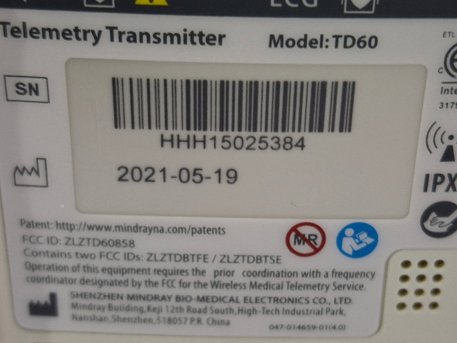 Mindray BeneVision TD60 Telemetry Transmitter