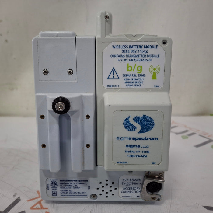 Baxter Sigma Spectrum 6.05.13 with B/G Battery Infusion Pump