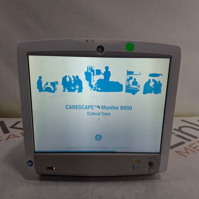 GE Healthcare GE Healthcare Carescape B650 Critical Care Patient Monitor Patient Monitors reLink Medical