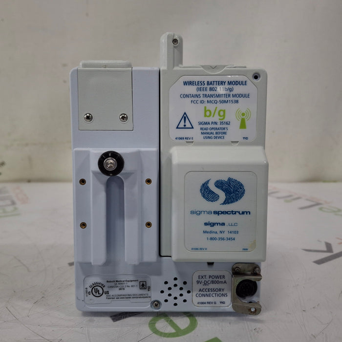 Baxter Sigma Spectrum 6.05.13 with B/G Battery Infusion Pump