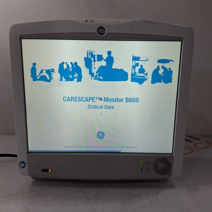 GE Healthcare GE Healthcare Carescape B650 Critical Care Patient Monitor Patient Monitors reLink Medical