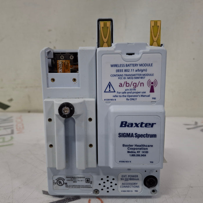Baxter Sigma Spectrum w/ A/B/G/N Battery Infusion Pump