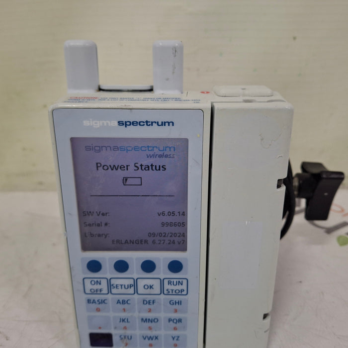 Baxter Baxter Sigma Spectrum 6.05.14 with A/B/G/N Battery Infusion Pump Infusion Pump reLink Medical