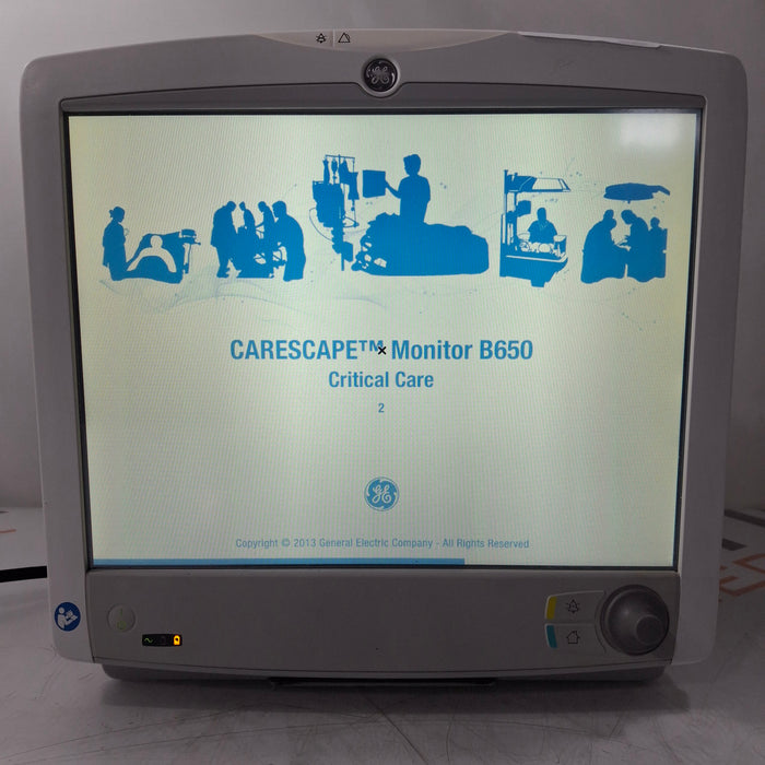 GE Healthcare GE Healthcare Carescape B650 Critical Care Patient Monitor Patient Monitors reLink Medical