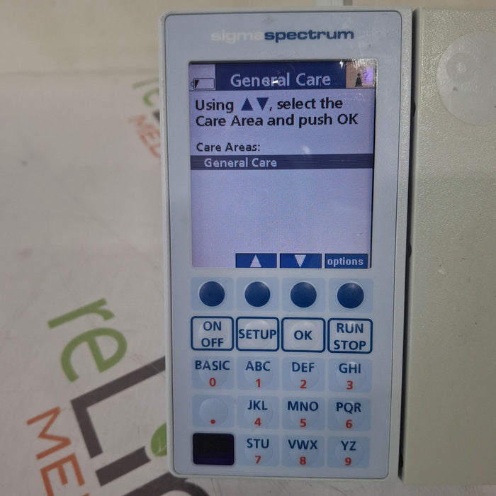 Baxter Sigma Spectrum 6.05.13 with B/G Battery Infusion Pump