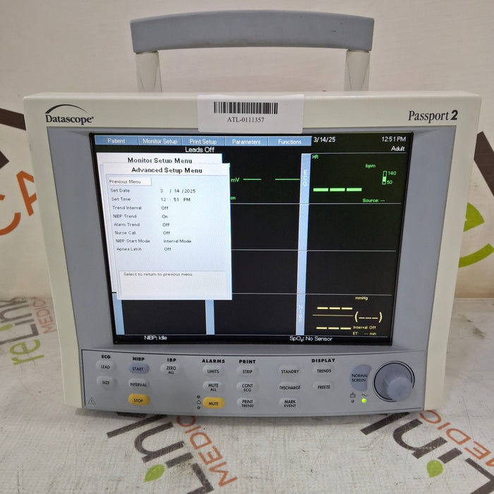 Datascope Passport 2 Patient Monitor