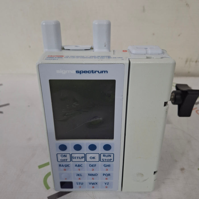 Baxter Sigma Spectrum w/ A/B/G/N Battery Infusion Pump