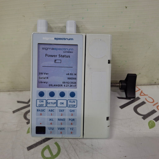 Baxter Baxter Sigma Spectrum 6.05.14 with A/B/G/N Battery Infusion Pump Infusion Pump reLink Medical