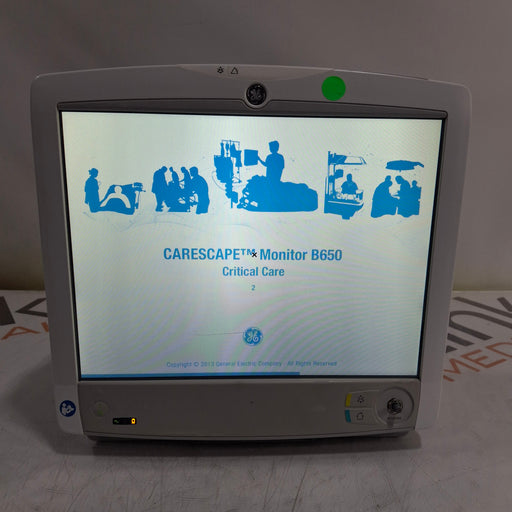 GE Healthcare GE Healthcare Carescape B650 Critical Care Patient Monitor Patient Monitors reLink Medical