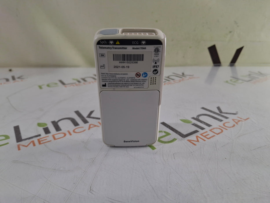 Mindray Mindray BeneVision TD60 Telemetry Transmitter Patient Monitors reLink Medical