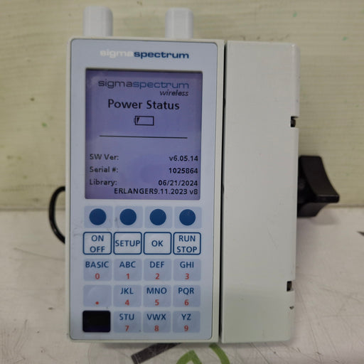 Baxter Baxter Sigma Spectrum 6.05.14 with A/B/G/N Battery Infusion Pump Infusion Pump reLink Medical