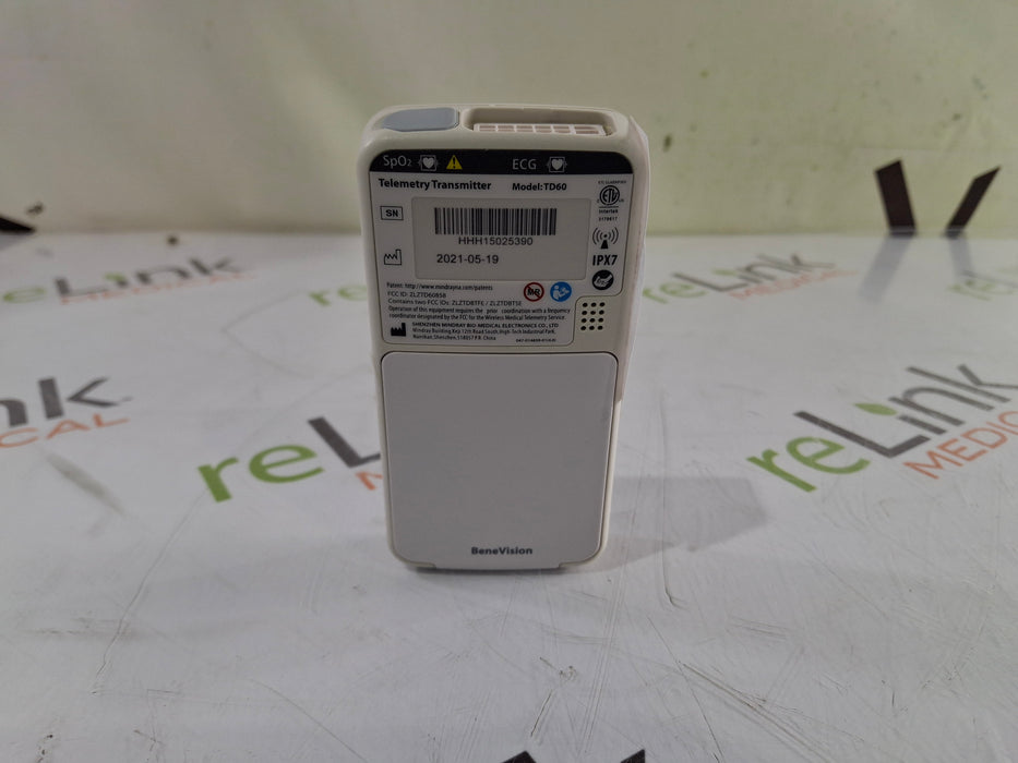 Mindray Mindray BeneVision TD60 Telemetry Transmitter Patient Monitors reLink Medical