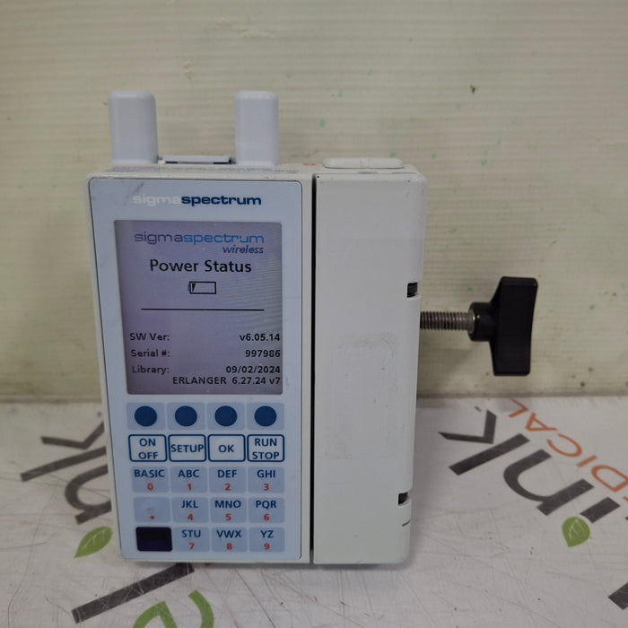 Baxter Baxter Sigma Spectrum 6.05.14 with A/B/G/N Battery Infusion Pump Infusion Pump reLink Medical